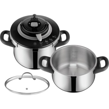 Tefal - Set med tryckkokare 4,5/6 l CLIPSO CHEF