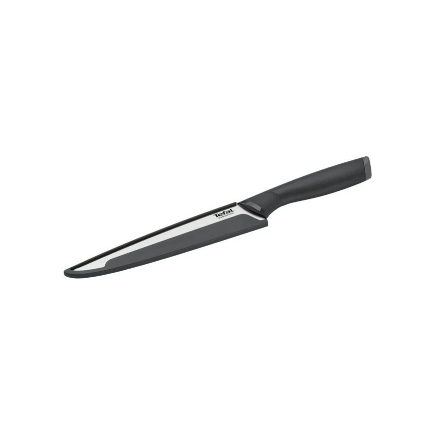 Tefal - Skärkniv i rostfritt stål COMFORT 20 cm skinande krom/svart