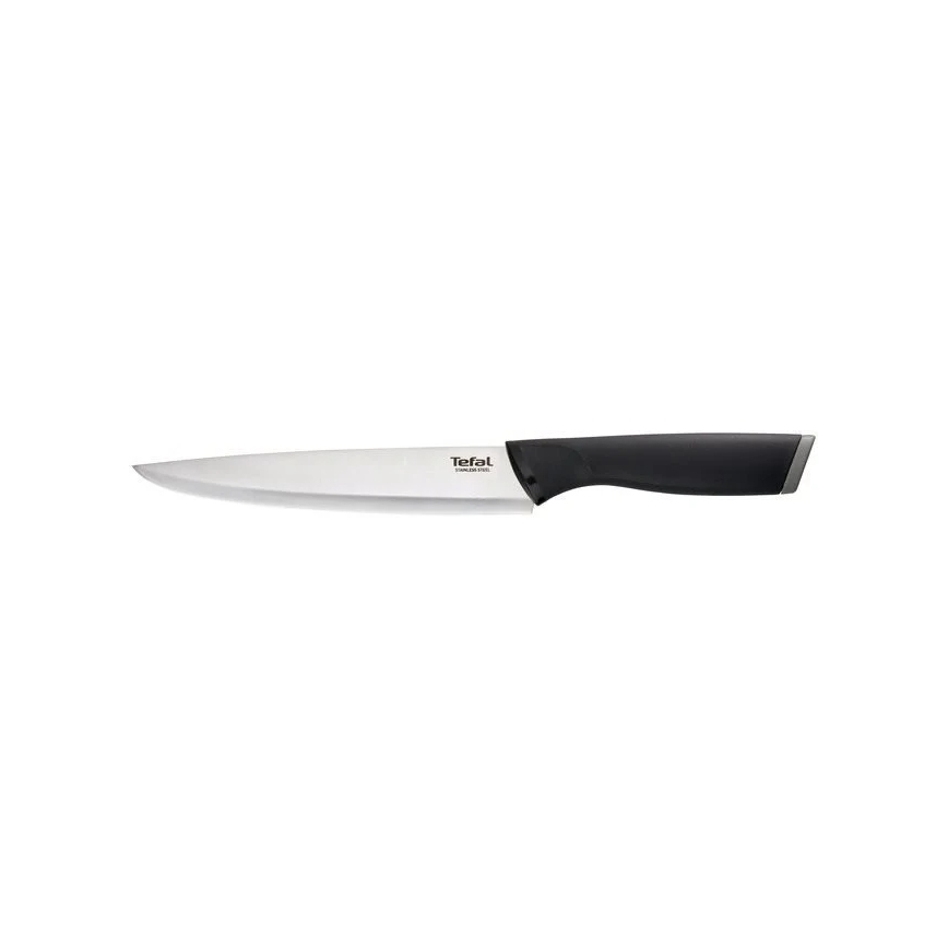 Tefal - Skärkniv i rostfritt stål COMFORT 20 cm skinande krom/svart