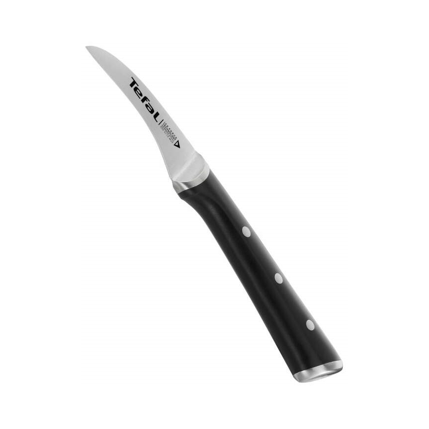 Tefal - Skärkniv i rostfritt stål ICE FORCE 7 cm skinande krom/svart