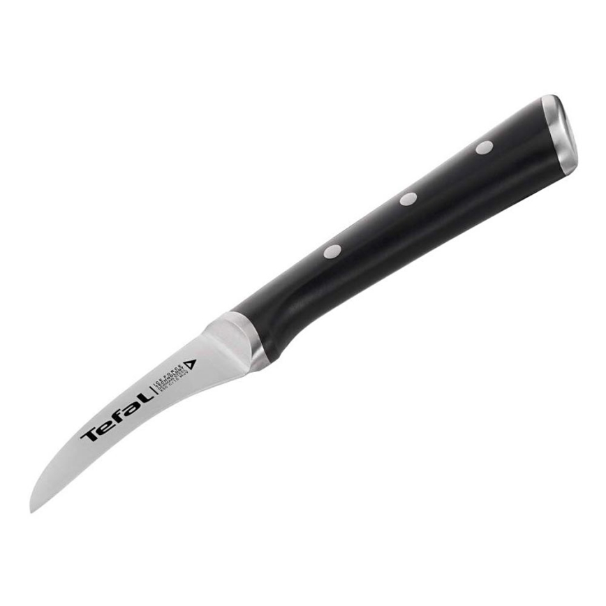 Tefal - Skärkniv i rostfritt stål ICE FORCE 7 cm skinande krom/svart