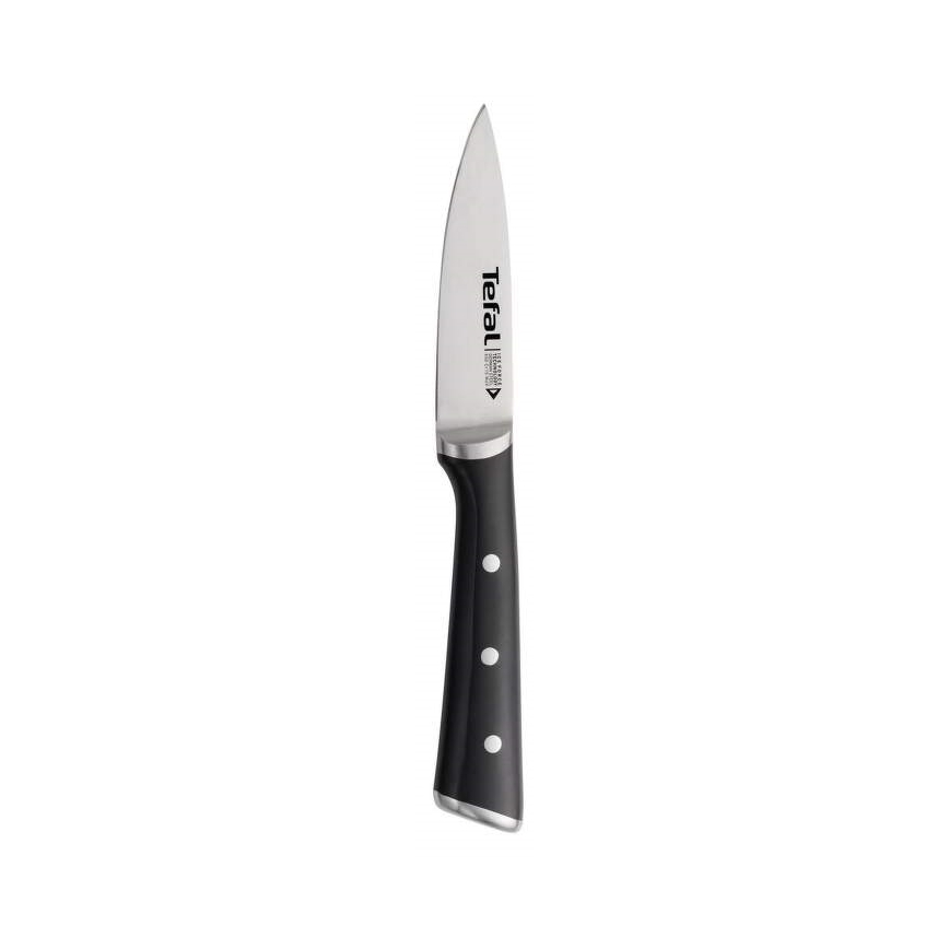 Tefal - Skärkniv i rostfritt stål ICE FORCE 9 cm skinande krom/svart