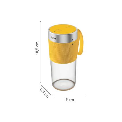Tefal - Smoothie-blandare BLENDFORCE 50W/5V 1200 mAh gul