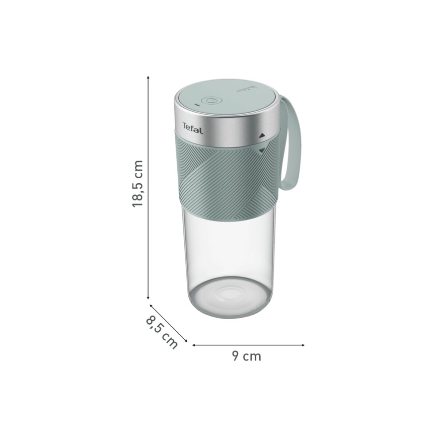 Tefal - Smoothie-blandare BLENDFORCE 50W/5V 1200 mAh mint
