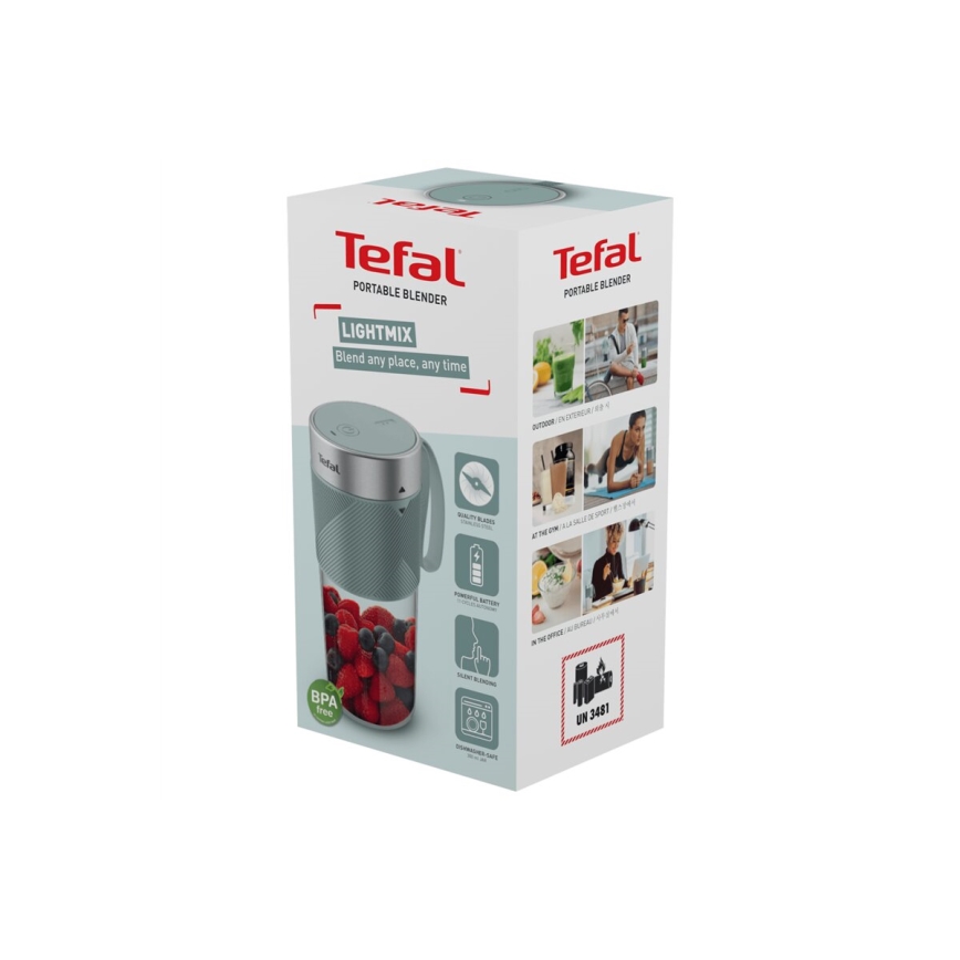 Tefal - Smoothie-blandare BLENDFORCE 50W/5V 1200 mAh mint