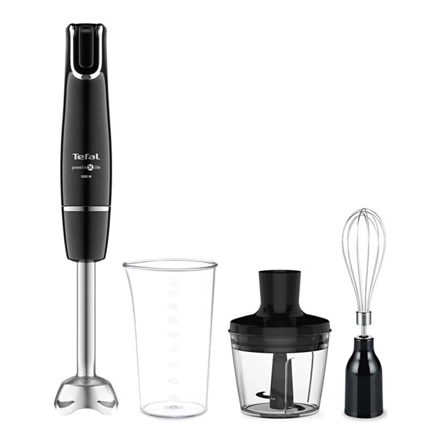 Tefal - Stavmixer INFINY FORCE V2 3i1 1000W/230V svart/rostfri