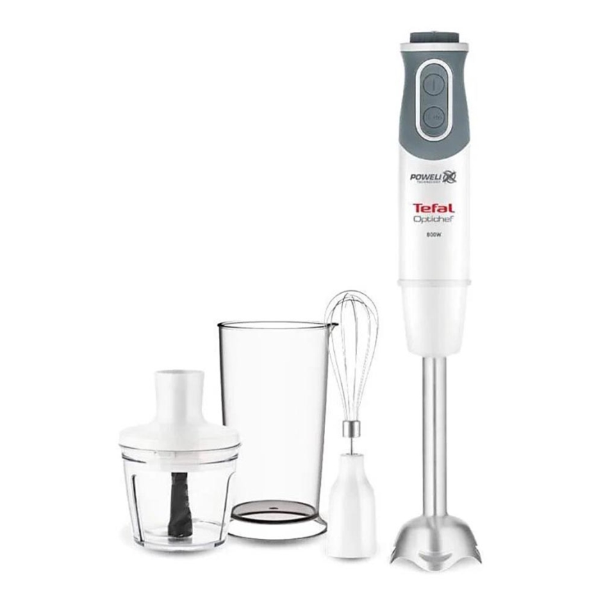 Tefal - Stavmixer OPTICHEF 800W/230V vit
