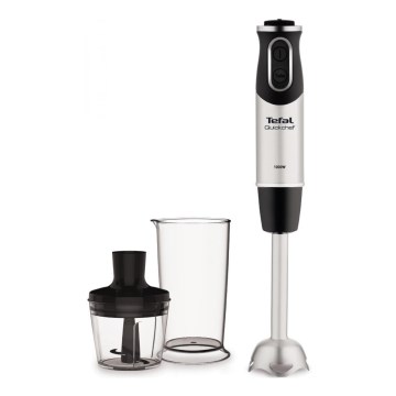 Tefal - Stavmixer QUICKCHEF 2i1 1000W/230V matt krom/svart