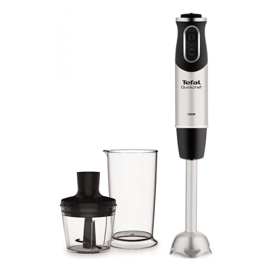 Tefal - Stavmixer QUICKCHEF 2i1 1000W/230V matt krom/svart