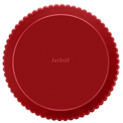 Tefal - Tårtform med avtagbar botten DELIBAKE 28 cm röd