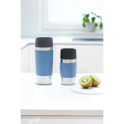 Tefal - Termisk mugg 300 ml COMPACT MUG rostfri/blå