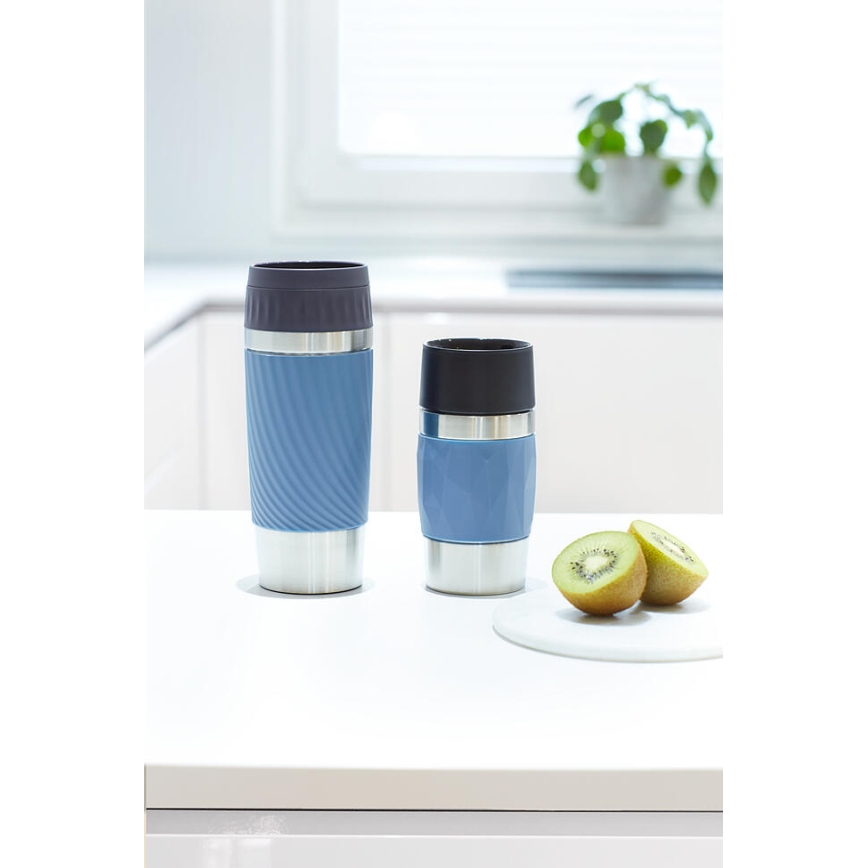Tefal - Termisk mugg 300 ml COMPACT MUG rostfri/blå
