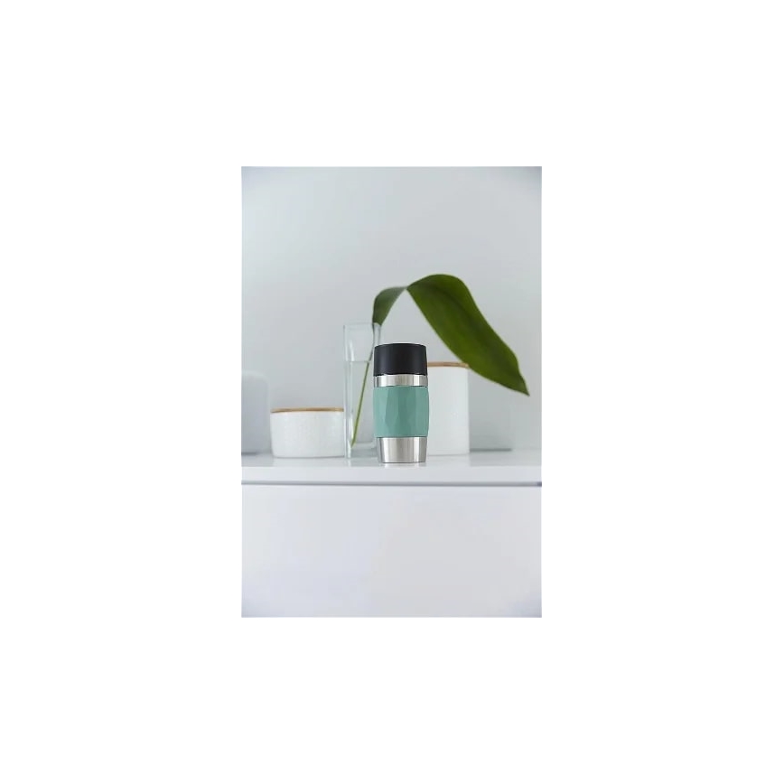 Tefal - Termisk mugg 300 ml COMPACT MUG rostfri/grön