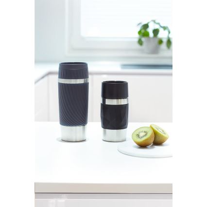 Tefal - Termisk mugg 300 ml COMPACT MUG rostfri/svart