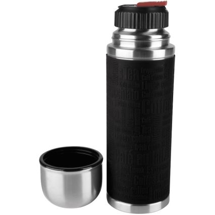 Tefal - Termos med mugg 0,5 l SENATOR rostfri/svart