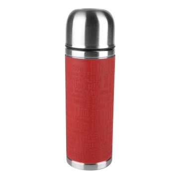 Tefal - Termos med mugg 1 l SENATOR rostfri/röd