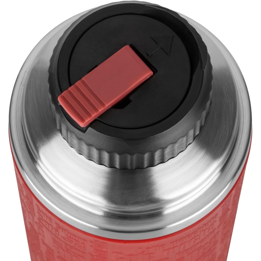 Tefal - Termos med mugg 1 l SENATOR rostfri/röd