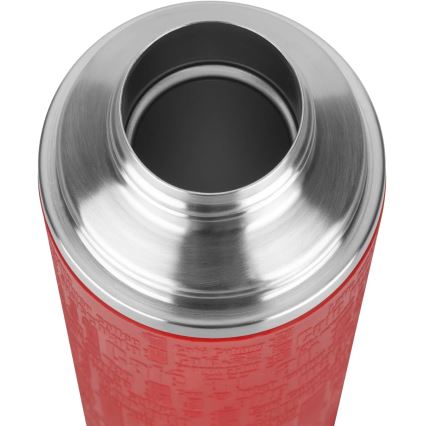 Tefal - Termos med mugg 1 l SENATOR rostfri/röd