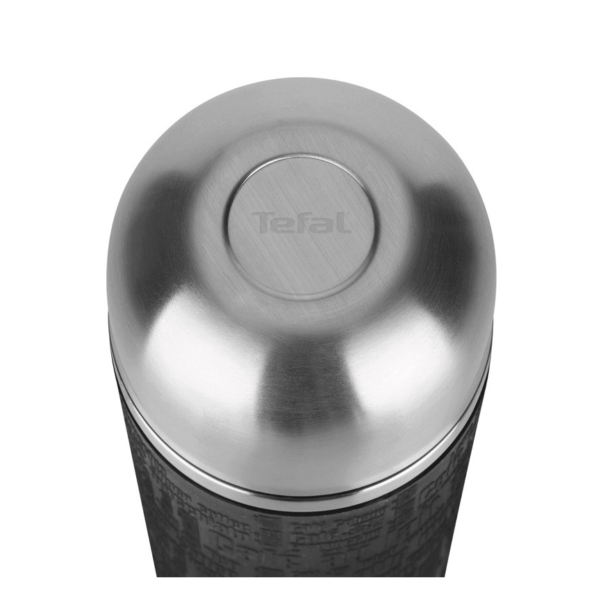 Tefal - Termos med mugg 1 l SENATOR rostfri/svart