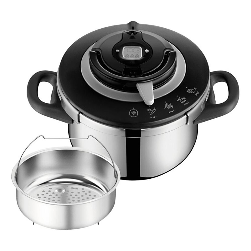 Tefal - Tryckkokare 4,5 l CLIPSO+ CHEF rostfritt stål