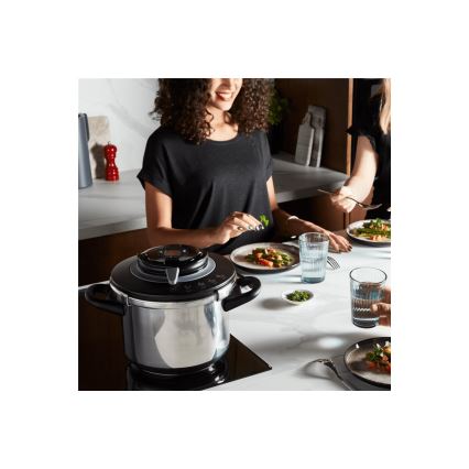 Tefal - Tryckkokare 6 l CLIPSO+ CHEF i rostfritt stål