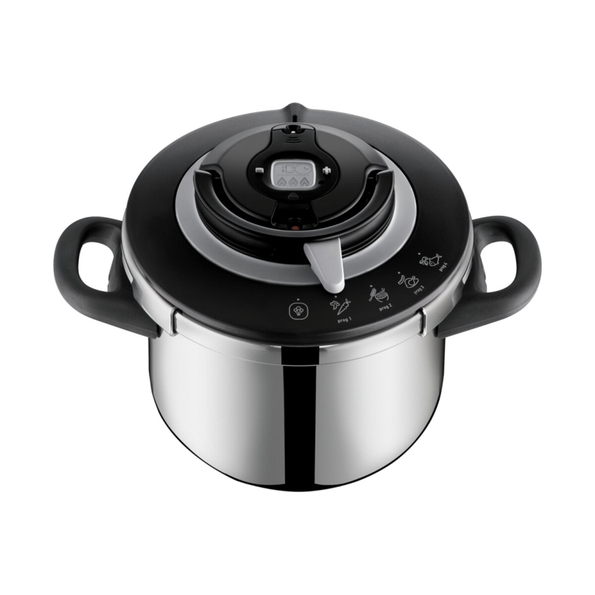 Tefal - Tryckkokare 6 l CLIPSO+ CHEF i rostfritt stål
