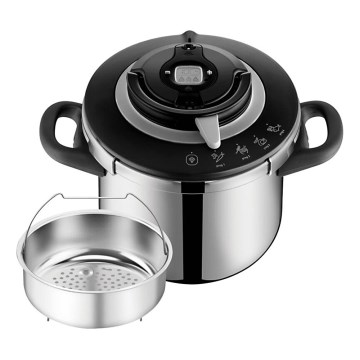 Tefal - Tryckkokare 8 l CLIPSO+ CHEF rostfritt stål