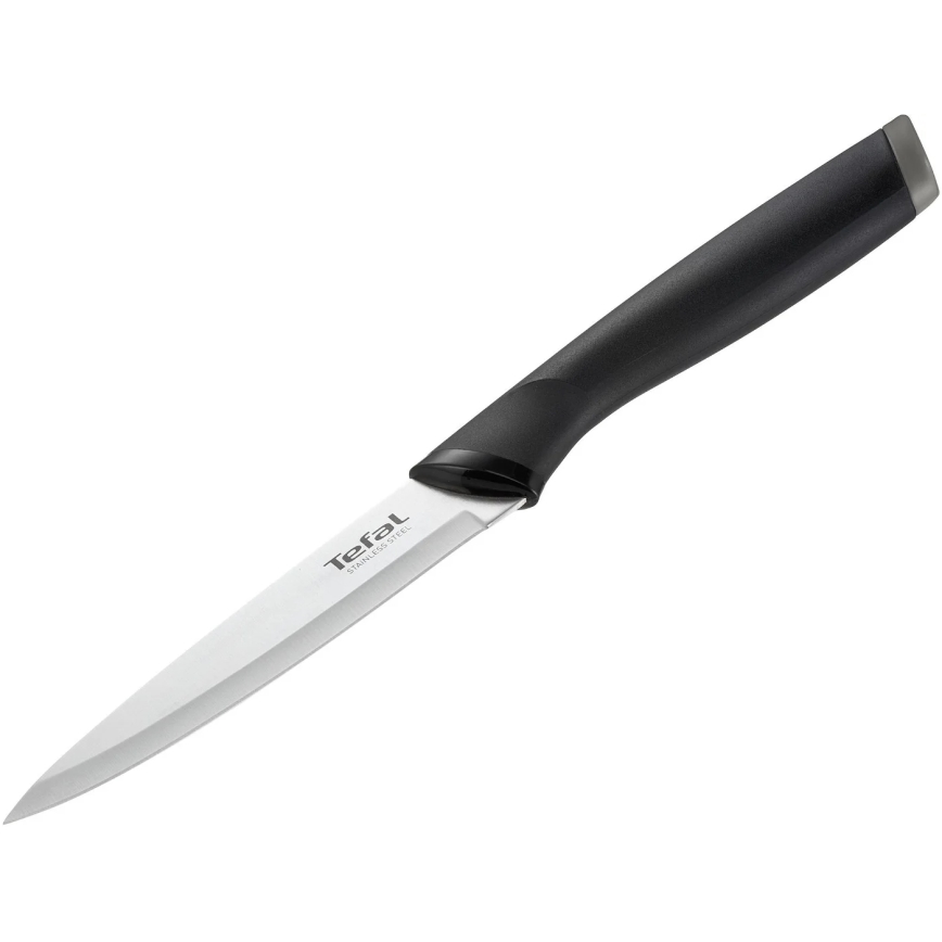 Tefal - Universal kniv i rostfritt stål COMFORT 12 cm skinande krom/svart