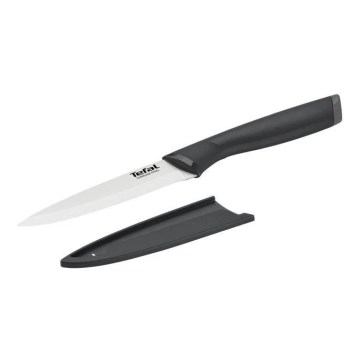 Tefal - Universal kniv i rostfritt stål COMFORT 12 cm skinande krom/svart