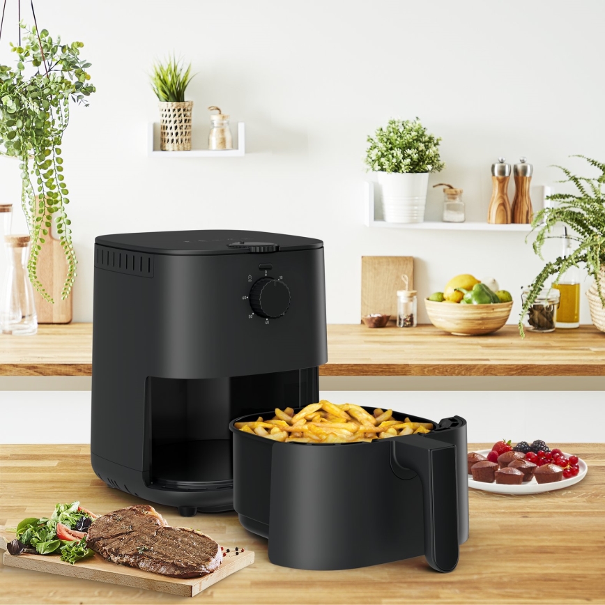 Tefal - Varmluftsfritös 3,5 l EASY FRY&GRILL 1030W/230V svart