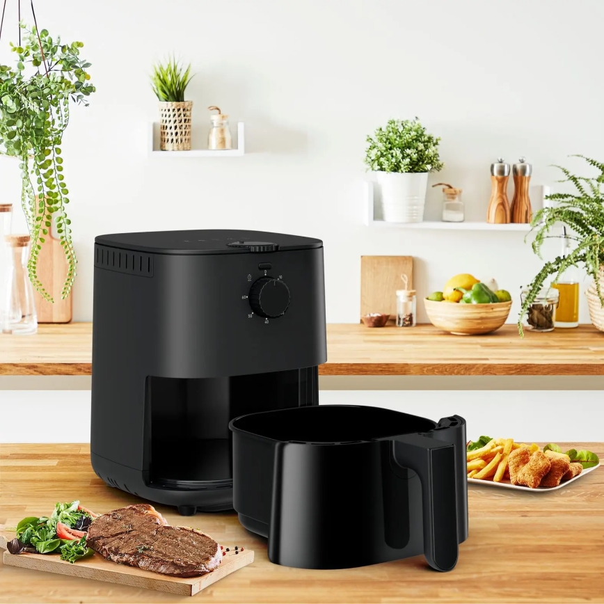 Tefal - Varmluftsfritös 3,5 l EASY FRY&GRILL 1030W/230V svart