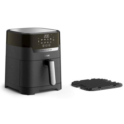 Tefal - Varmluftsfritös 4,2 l EASY FRY&GRILL 2i1 1550W/230V svart