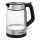 Tefal - Vattenkokare GLASS 1,7l 2200W/230V svart/rostfri