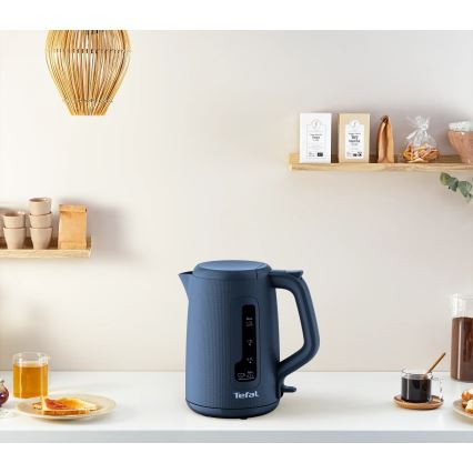 Tefal - Vattenkokare MORNING 1,7 l 2400W/230V blå