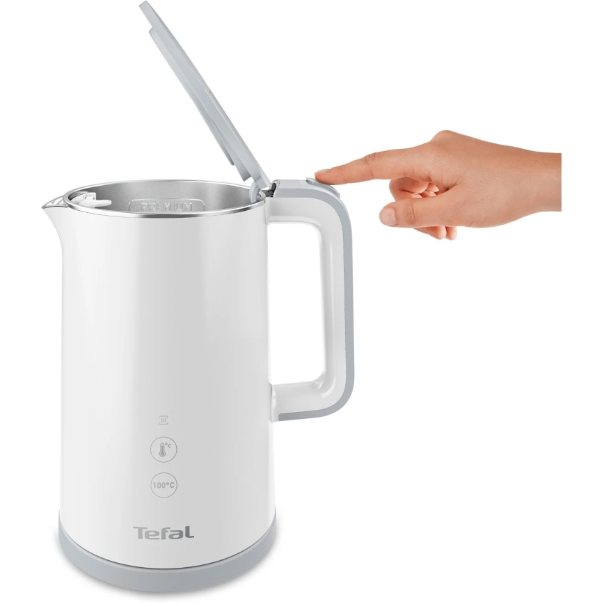 Tefal - Vattenkokare SENSE 1,5 l 1800W/230V vit