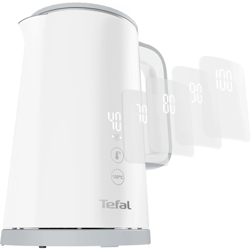 Tefal - Vattenkokare SENSE 1,5 l 1800W/230V vit