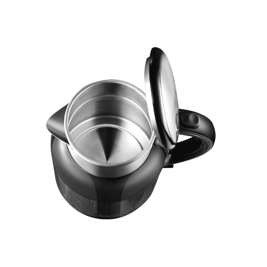 Tefal - Vattenkokare THERMO PROTECT XL 1,9l 1650W/230V rostfri/svart