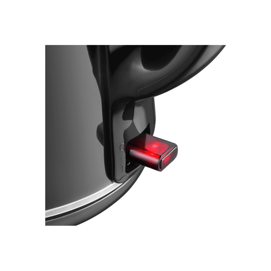Tefal - Vattenkokare THERMO PROTECT XL 1,9l 1650W/230V rostfri/svart