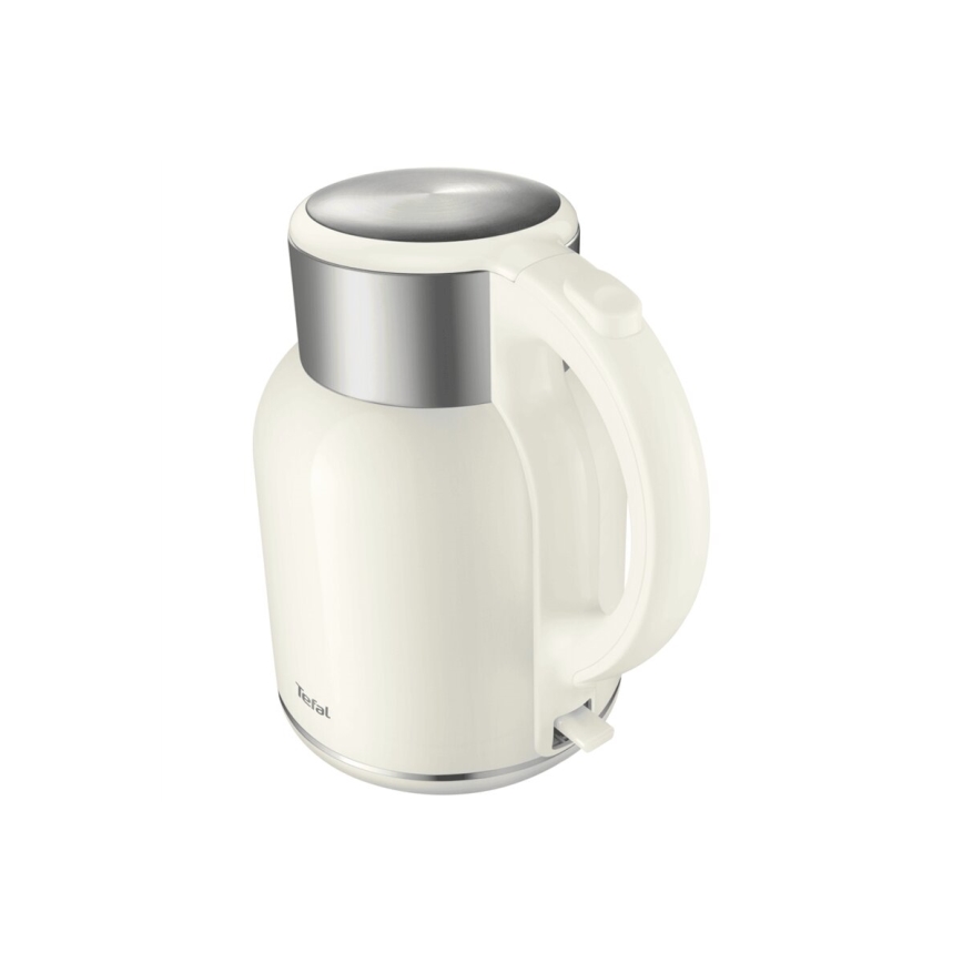 Tefal - Vattenkokare THERMO PROTECT XL 1,9l 1650W/230V rostfri/vit