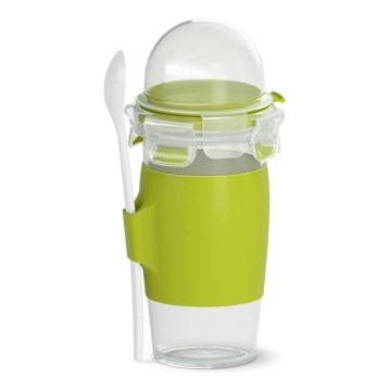 Tefal - Yoghurtburk med en sked 0,45 l MASTER SEAL TO GO grön