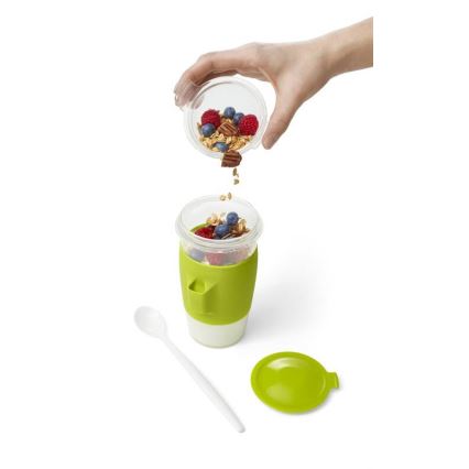 Tefal - Yoghurtburk med en sked 0,45 l MASTER SEAL TO GO grön