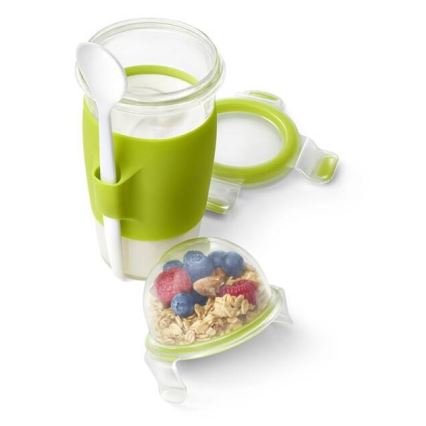 Tefal - Yoghurtburk med en sked 0,45 l MASTER SEAL TO GO grön