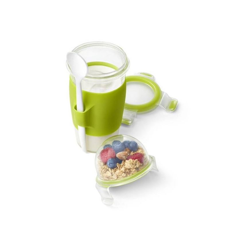 Tefal - Yoghurtburk med en sked 0,45 l MASTER SEAL TO GO grön