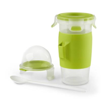 Tefal - Yoghurtburk med en sked 0,45 l MASTER SEAL TO GO grön