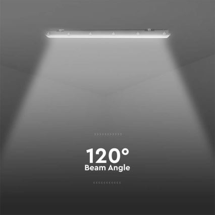 Teknisk LED-lysrörsarmatur med rörelse- och skymningssensor LED/36W/230V 6500K IP65 120 cm