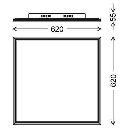 Telefunken 3010-06TF - LED ljusreglerad panel LED/36W/230V 3000-6000K + fjärrkontroll