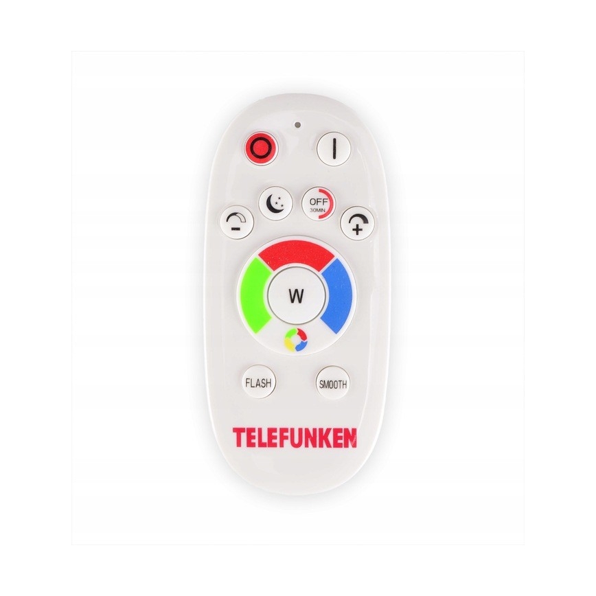 Telefunken 301506TF - LED RGBW Ljusreglerad panel LED/18W/230V 4000K + fjärrkontroll