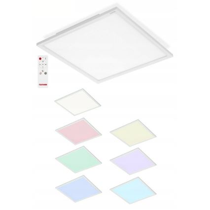 Telefunken 301606TF - LED RGBW Ljusreglerad panel LED/24W/230V 4000K + fjärrkontroll