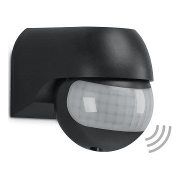 Telefunken 306405TF - Utomhuslampa med rörelsesensor  230V IP44 svart