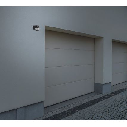 Telefunken 306405TF - Utomhuslampa med rörelsesensor  230V IP44 svart